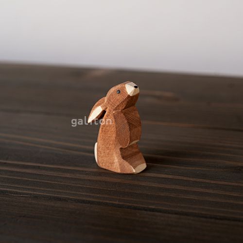 オストハイマー Ostheimer うさぎ 茶 上向き