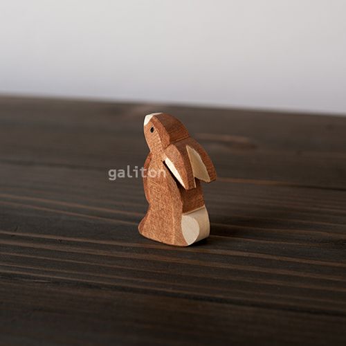 オストハイマー Ostheimer うさぎ 茶 上向き