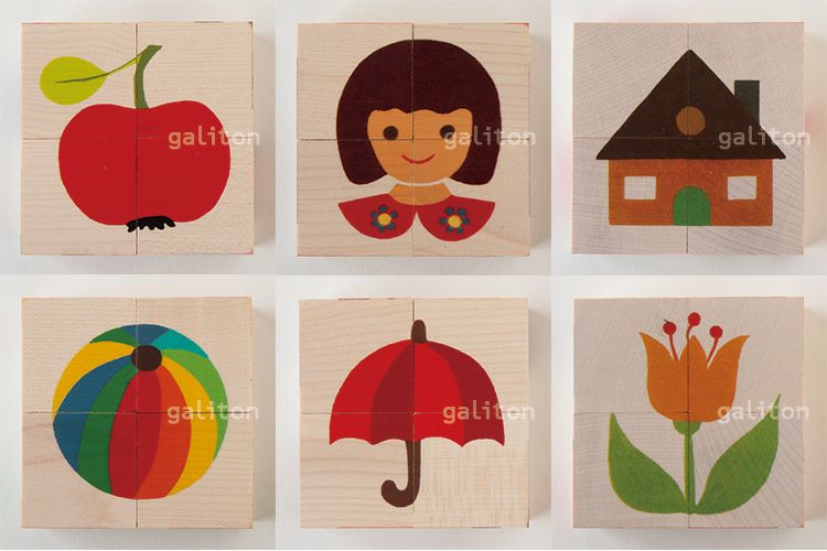 キーナー Kiener キューブパズル りんご