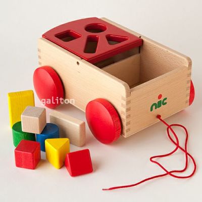 NIC／ニック社 | がりとん NIC 木製トラック おもちゃ はたらくくるま