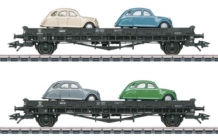 maerklin/メルクリン 46408 自動車トランスポート貨車2両セット SNCF Type Jqo