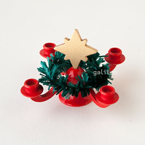 ウーリッヒ Uhlig アドヴェントクランツ 赤