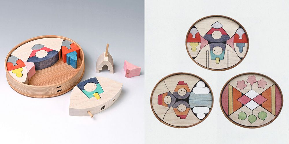 小黒三郎 楕円雛三段飾り 特製垂幕