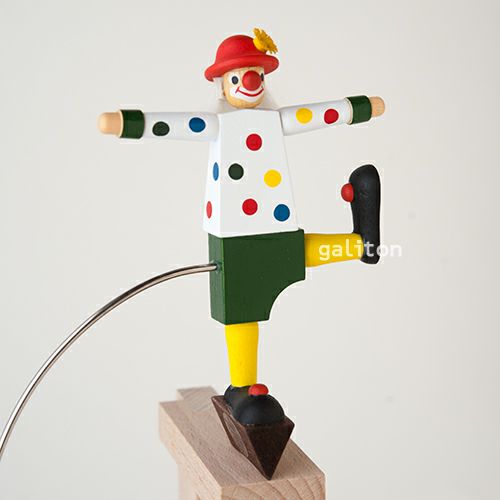 ヴォルフガングヴェルナー Wolfgang Werner やじろべえ（大）クラウン 緑パンツ水玉服