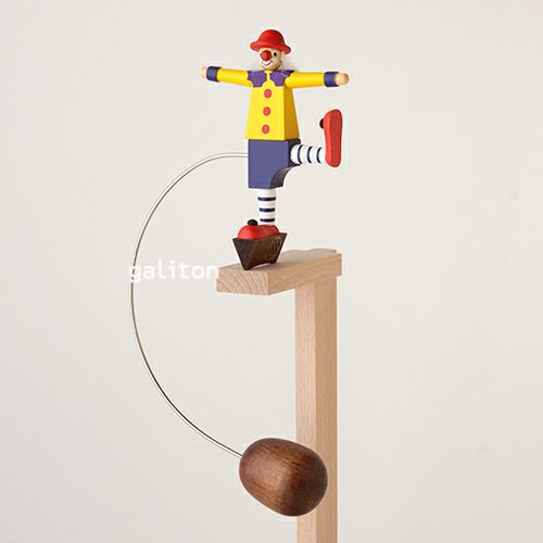 ヴォルフガングヴェルナー Wolfgang Werner やじろべえ（大）クラウン 紫パンツ黄服