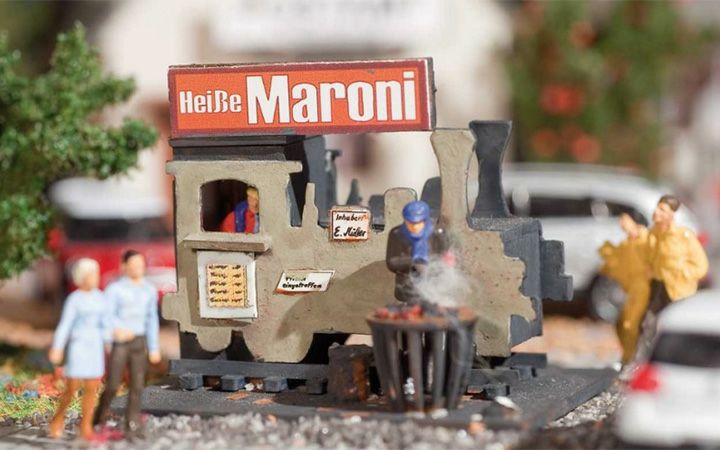 VOLLMER/フォルマー 42419 HOスケール 焼き栗屋台