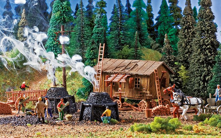 VOLLMER/フォルマー 43602 HOスケール 炭焼き小屋