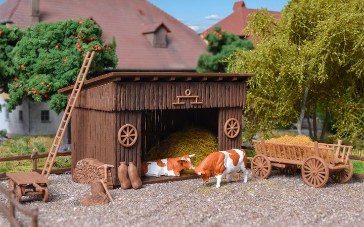 VOLLMER/フォルマー 43741 HOスケール 牛用シェルター