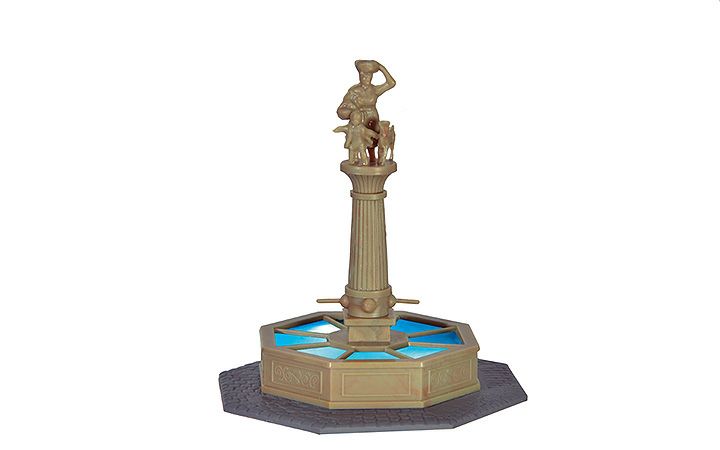 Viessmann/フィースマン 1351 マーケット広場の噴水 for HO LED照明付