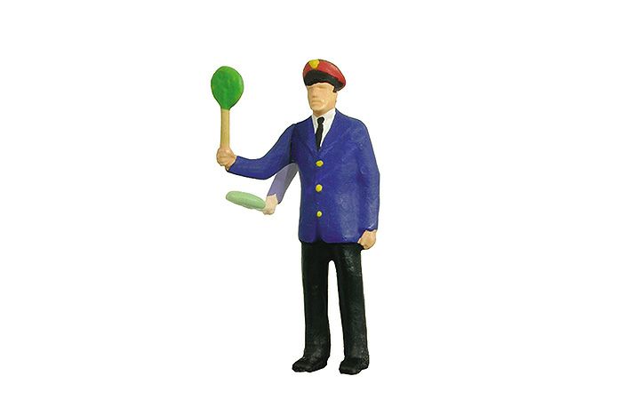 Viessmann/フィースマン 1513 信号を出す駅員 for HO