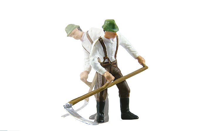 Viessmann/フィースマン 1520 大鎌で草を刈る農夫 for HO