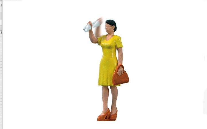 Viessmann/フィースマン 1555 手を振る女性 for HO