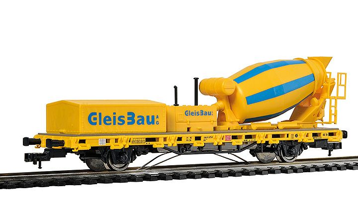 Viessmann/フィースマン 2625 低床貨車 コンクリートミキサー搭載 for HO