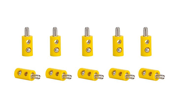 Viessmann/フィースマン 6870 プラグ 黄　10個入