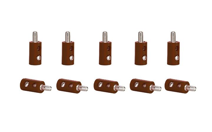 Viessmann/フィースマン 6873 プラグ 茶　10個入