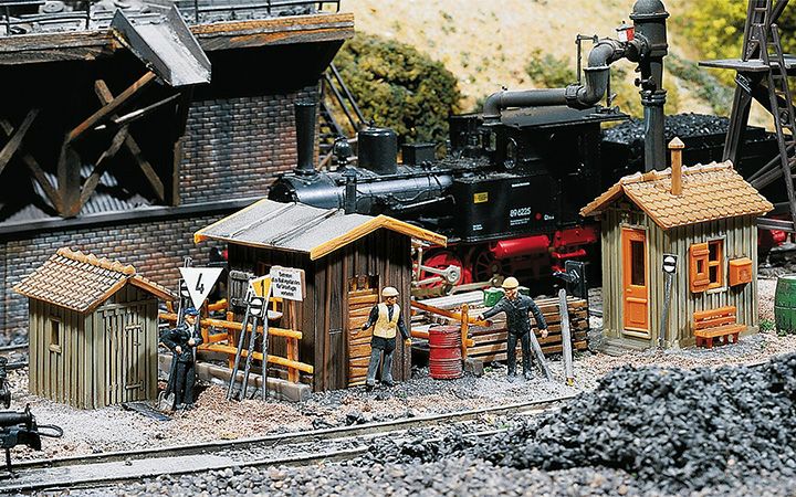 FALLER/ファーラー 120140 線路脇の小屋　3棟　HOゲージ