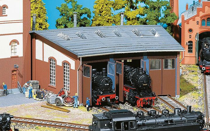 FALLER/ファーラー 120176 扇型機関車庫 3区画　HOゲージ