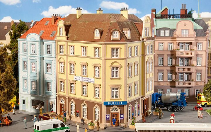 FALLER/ファーラー 130910 ゲーテ通りの警察署　HOゲージ