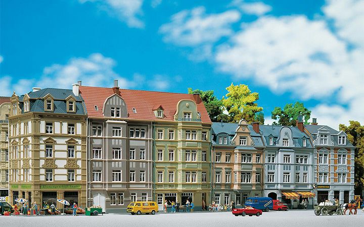 FALLER/ファーラー 130915 ゲーテ通りの長屋　HOゲージ