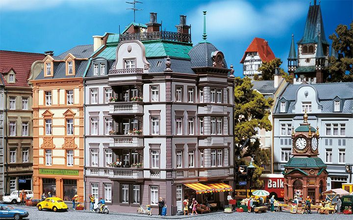 FALLER/ファーラー 130918 ゲーテ通り88 端の住宅　HOゲージ