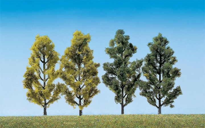 FALLER/ファーラー 181405 白樺2本 ポプラ2本セット