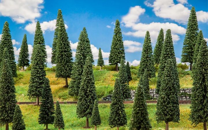 FALLER/ファーラー 181537 モミの木アソート10本セット