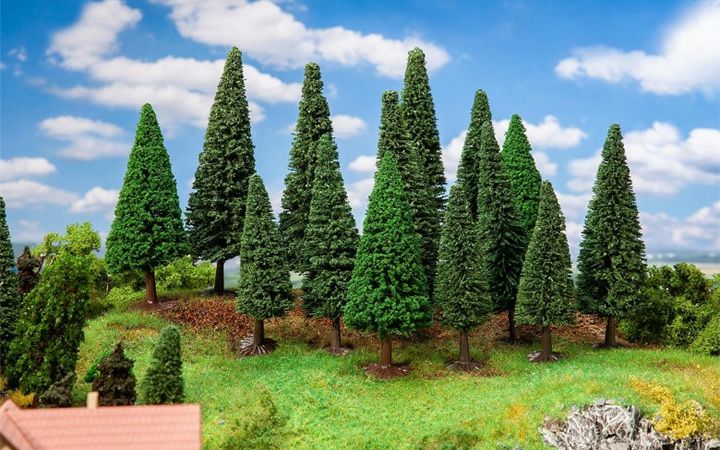 FALLER/ファーラー 181542 モミの木(大)15本セット