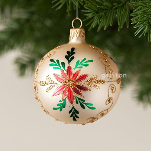 【xmas限定販売】 グラスクーゲル 花 10206