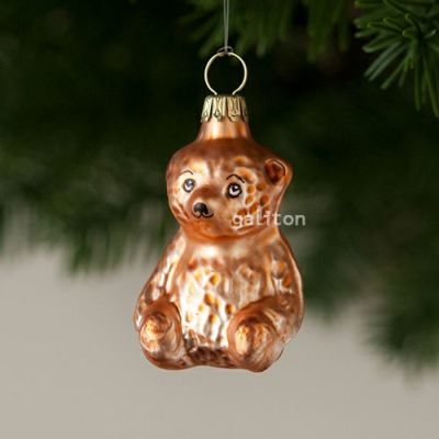 スイス製吹きガラス玉ハンドペイントクリスマスオーナメント 中玉12個