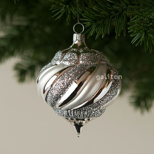 【xmas限定販売】 グラスオーナメント オニオン バロック様式 N214A