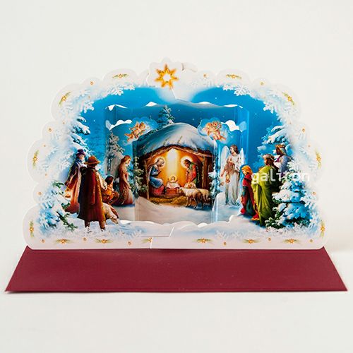 【xmas限定販売】 ポップアップクリッペ 封筒付 天使