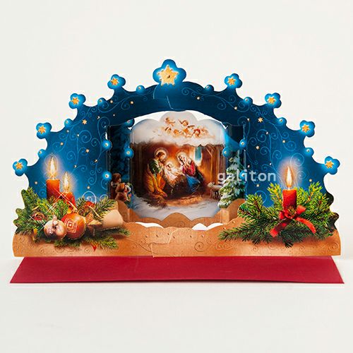 【xmas限定販売】 ポップアップクリッペ 封筒付 キャンドル