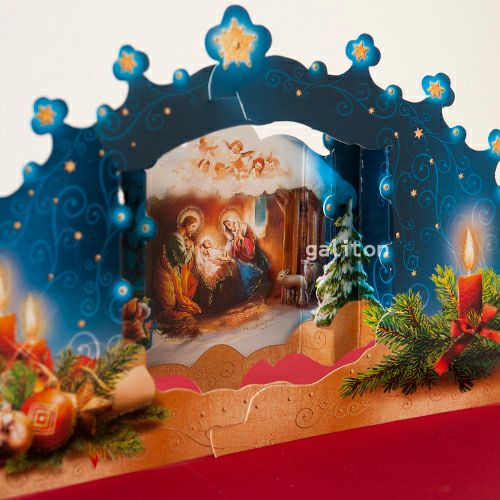 【xmas限定販売】 ポップアップクリッペ 封筒付 キャンドル