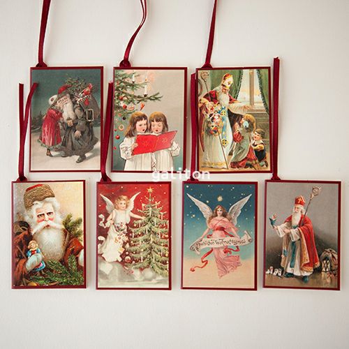 【xmas限定販売】 クリスマスメッセージタグ 7枚組D