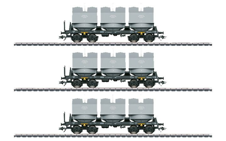 maerklin/メルクリン 48263 石灰岩輸送貨車3両セット DR Type slmmp