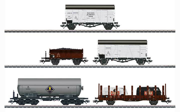 maerklin/メルクリン 48834 貨車5両セット DSB