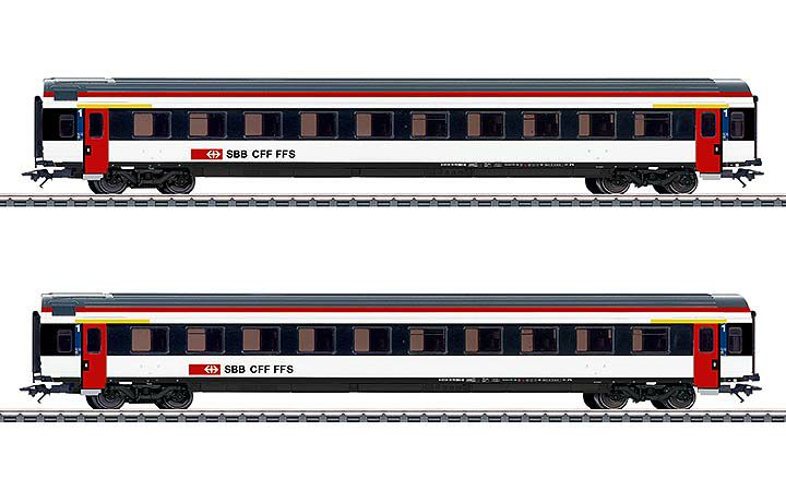maerklin/メルクリン 42154 急行客車2両セット SBB Mark IV Type A