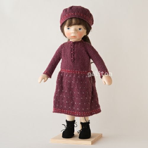 Elisabeth Pongratz ポングラッツ人形 オールウッド H413 エンジニットワンピース