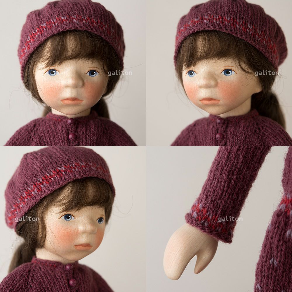 Elisabeth Pongratz ポングラッツ人形 オールウッド H413 エンジニットワンピース