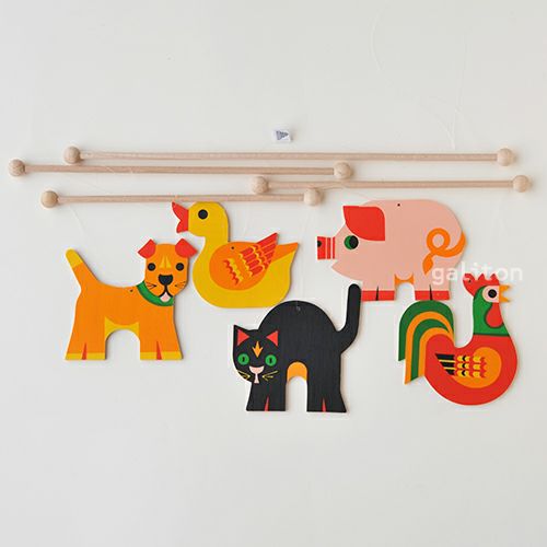 【掘り出し物】【定番外】【返品不可】ヘラー HELLER モビールねこ