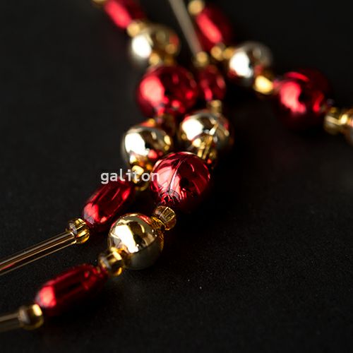 【xmas限定販売】 グラスガーランド赤 470549