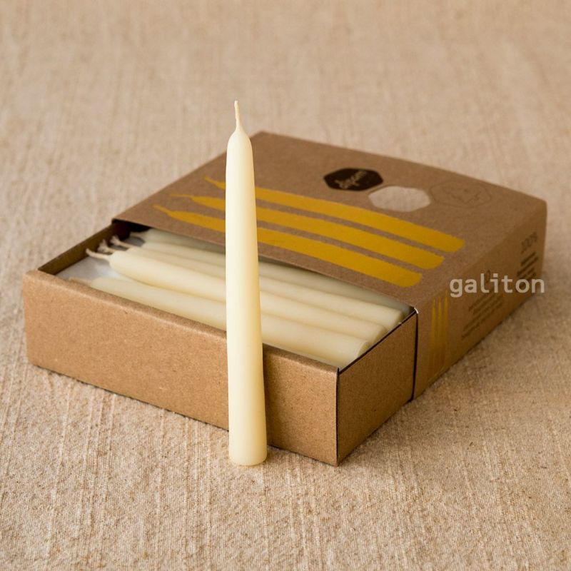 【xmas限定販売】 ディパン Dipam 蜜蝋クリスマスツリーキャンドル アイボリー20本入