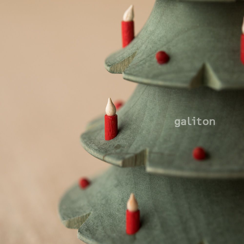 【xmas限定販売】 木製ミニクリスマスツリー 082784