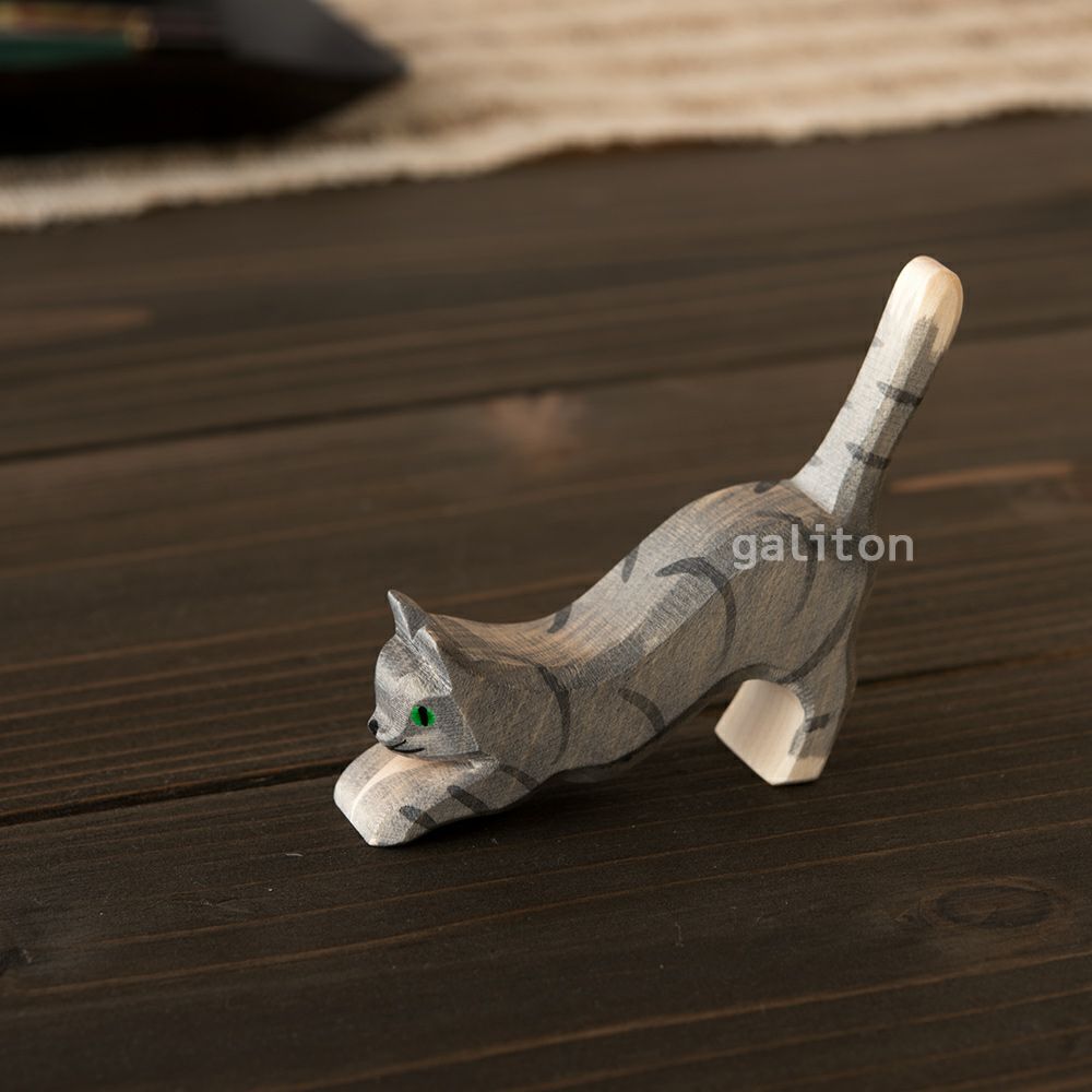 オストハイマー Ostheimer ねこ グレー 伸び