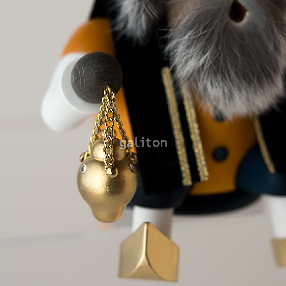 煙出し人形 KWO太っちょ賢者メルキオール 黄 座り 21656