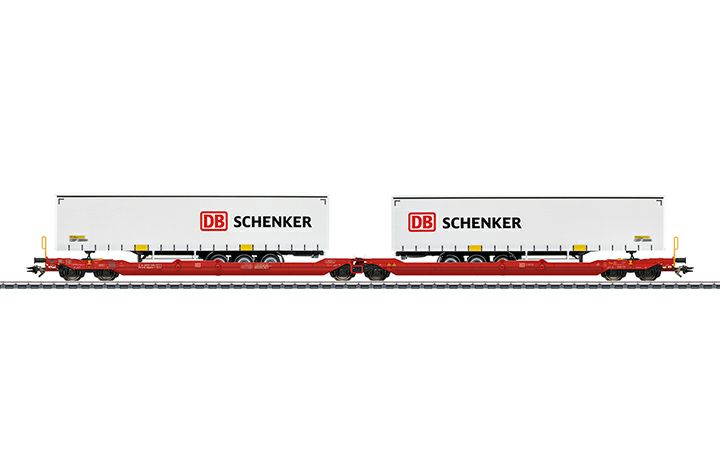 maerklin/メルクリン 47470 ダブルポケット貨車 DBAG Type Sdggmrss 738