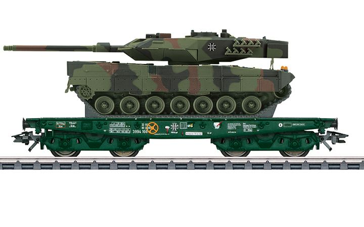 maerklin/メルクリン 48870 重量物運搬フラット貨車 DBAG Type Rlmmps type Leopard 2A6