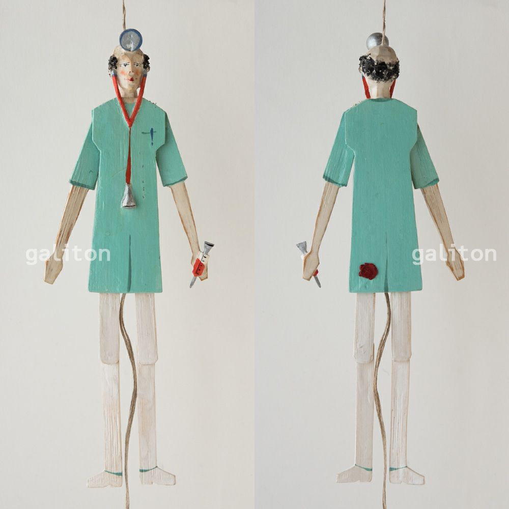 Oberammergauer Schnuerlkasperl なたのハンペルマン 医者