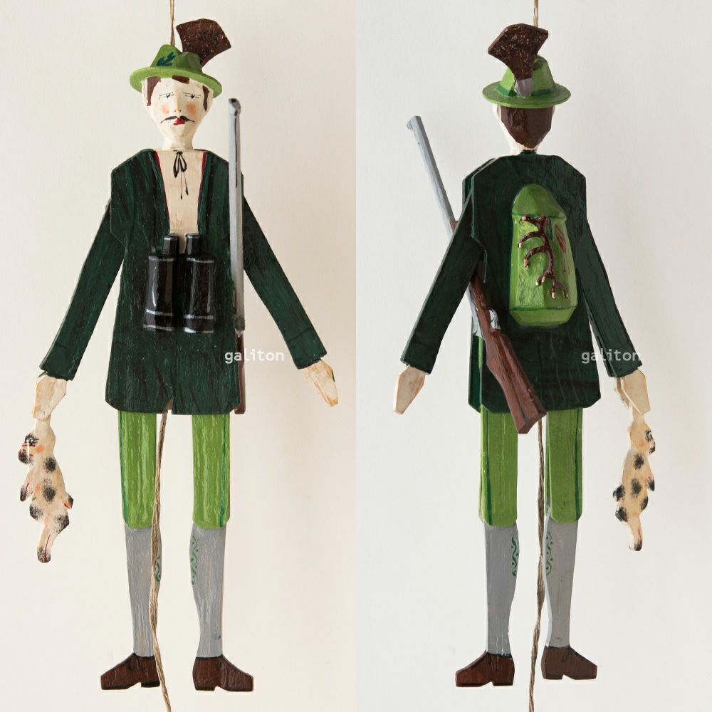 Oberammergauer Schnuerlkasperl なたのハンペルマン ハンター