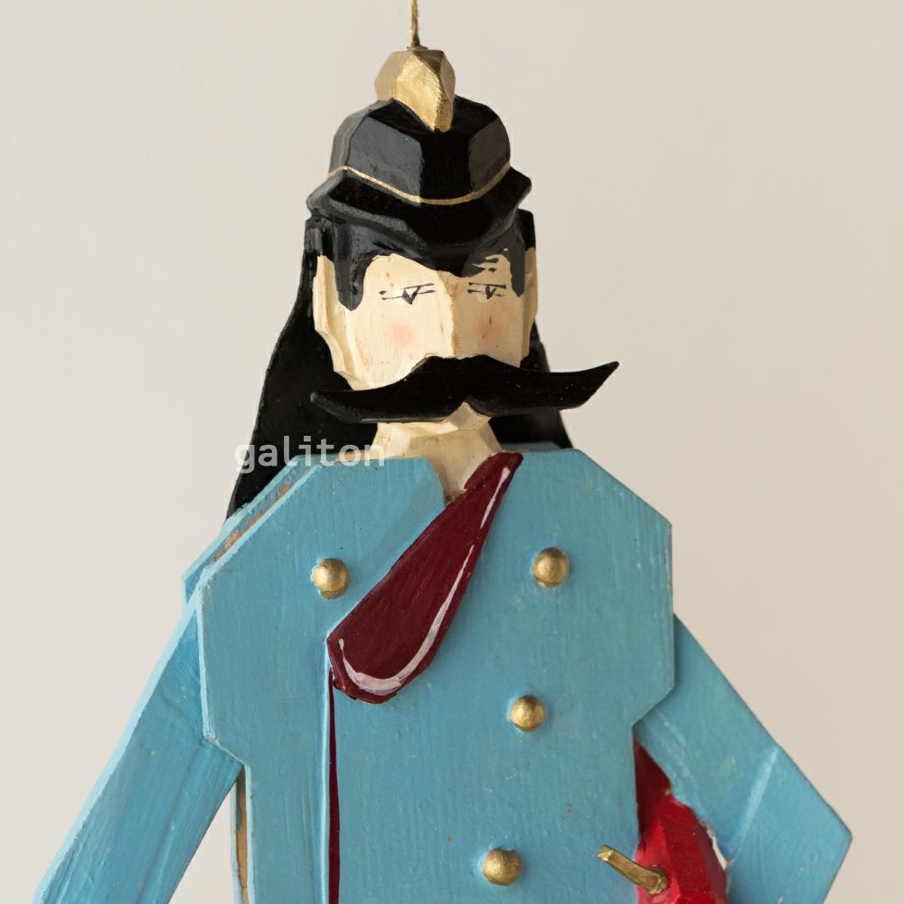 Oberammergauer Schnuerlkasperl なたのハンペルマン 消防士